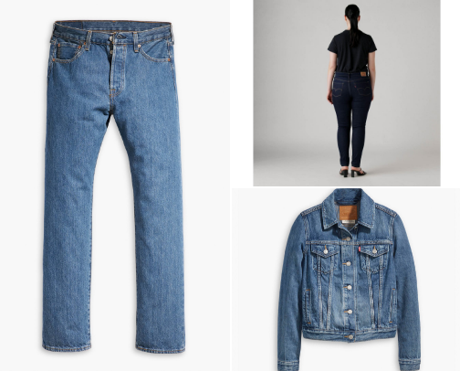 Top Levi's Products Available on Levi.com cover photo collage