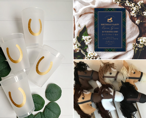 Classic Rocking Horse Party cover photo collage