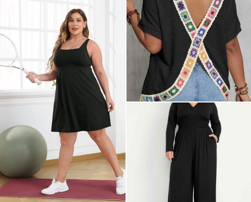 Plus Size Clothing That Doesn't Suck cover photo collage