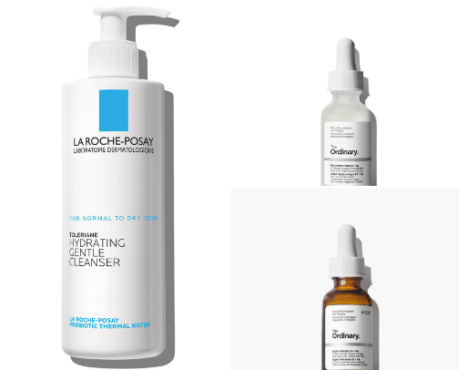 My skincare routine cover photo collage