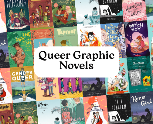 Queer Graphic Novels cover photo collage
