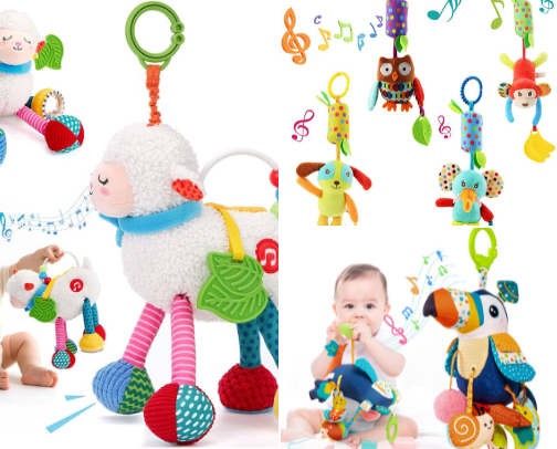 Baby Sensory and Motor Skill Toys cover photo collage