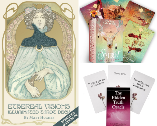 Tarot & Oracle Decks for Intuitive Guidance and Daily Clarity (Good for beginners👏🏻✨) cover photo collage