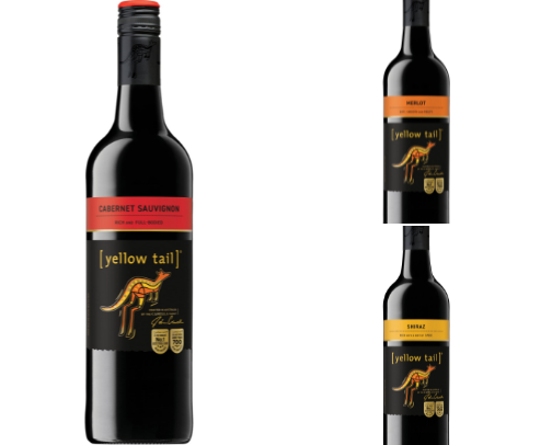 Australian Wine- Yellow tail wine, friendly budget good for any occasions- cover photo collage