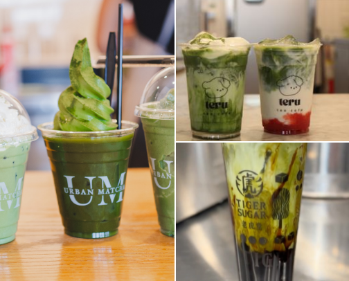 best matcha in vegas cover photo collage