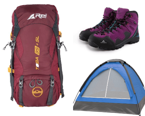 Outdoor and Camping Gear cover photo collage