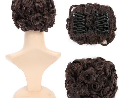 Hair accessories and wigs cover photo collage
