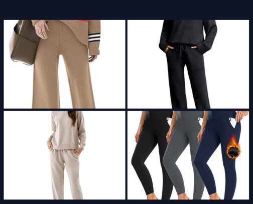 Snuggly Outfits for Lazy Sundays cover photo collage