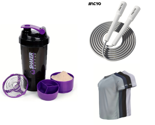 TEMU🏋️‍♀️Men’s Gym Essentials cover photo collage