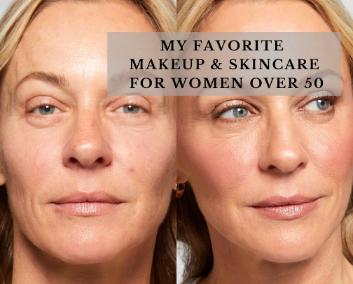 Favorite Makeup & Skincare for Women over 50 cover photo collage