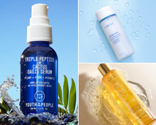 Skincare products for healthy skin ❤️✨ cover photo collage