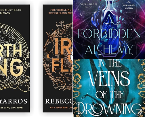 Romantic Fantasy Books cover photo collage