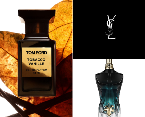 Fragrances for Him cover photo collage