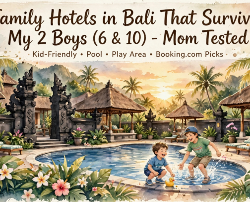 Family Hotels in Bali That Survived My 2 Boys (6 & 10) - Mom Tested, Kid-Approved cover photo collage