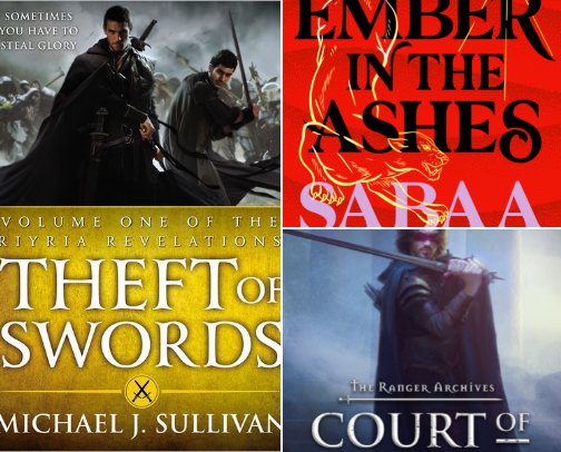 Fantasy Books for Beginners cover photo collage