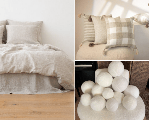 Linen/Bedroom cover photo collage