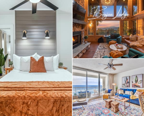 Places I would stay again cover photo collage