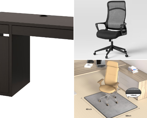 Office and Bedroom essentials! cover photo collage