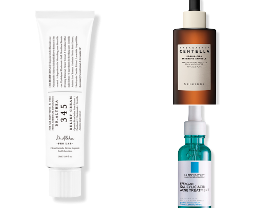 Skincare good for acne cover photo collage