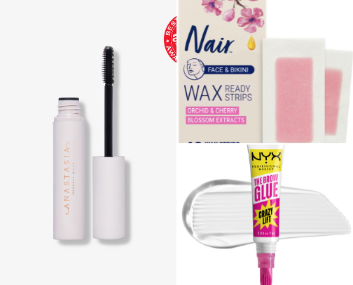 thick brow girlie essentials cover photo collage