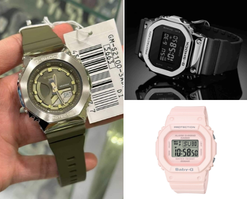 ⌚CASIO (G-shock) cover photo collage