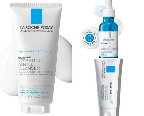 My Favorite Skincare Products I Actually Repurchase ✨ cover photo collage
