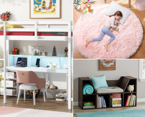 Kids bedroom cover photo collage