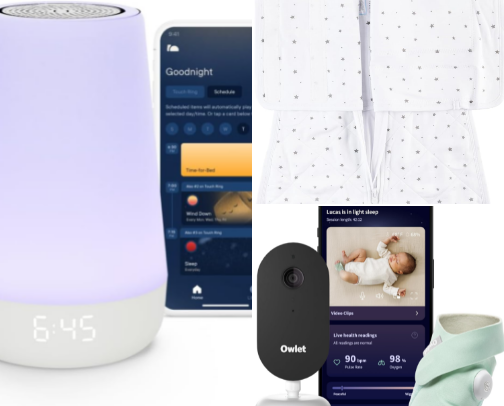 Baby sleep essentials cover photo collage