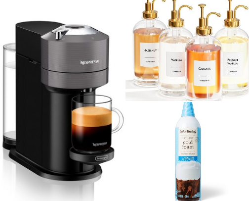 At home coffee essentials ☕️ cover photo collage
