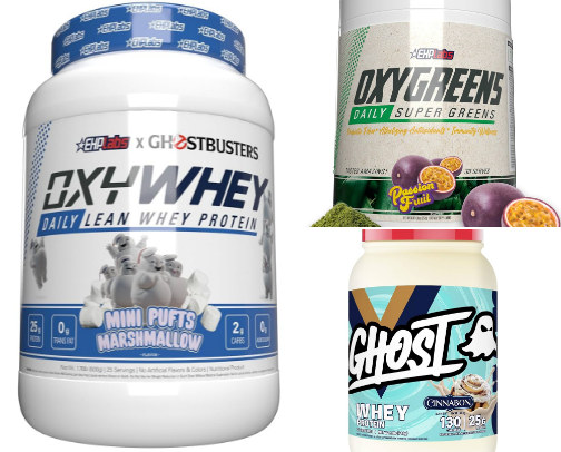 Fav protein/supplements cover photo collage