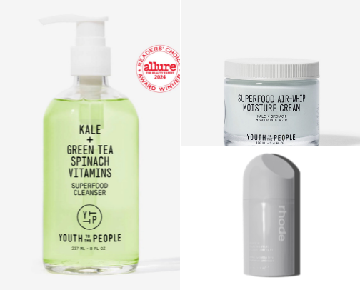 skincare that will make you glow ✨ cover photo collage