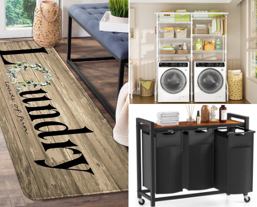 Make Your Laundry Room Lively! cover photo collage