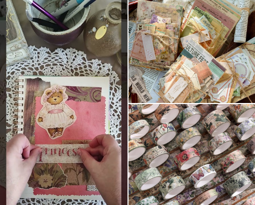 Junk Journaling Adventure - November cover photo collage