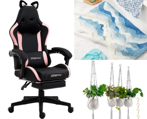 Cozy home finds cover photo collage