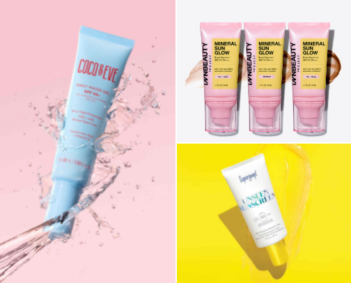 Sheer & Clear SPF Faves cover photo collage