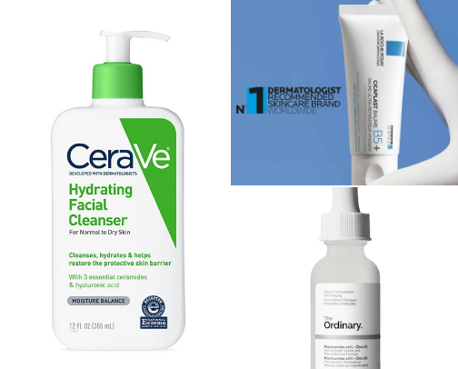 My Favorite Skincare Recs cover photo collage