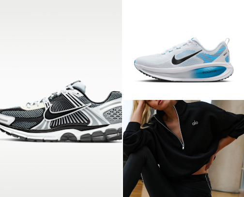 Workout apparel cover photo collage