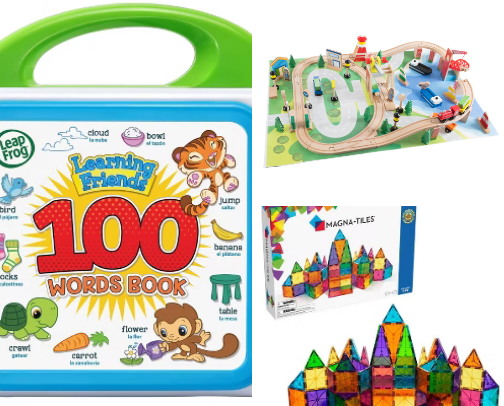 FUN & EDUCATIONAL TOYS FOR KIDS cover photo collage