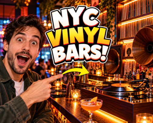 New York City's Best Vinyl Listening Bars, Hi-Fi Cocktail Lounges & Jazz Kissas: An Insider's Borough Crawl cover photo collage