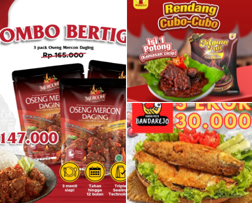 Indonesian Foods cover photo collage