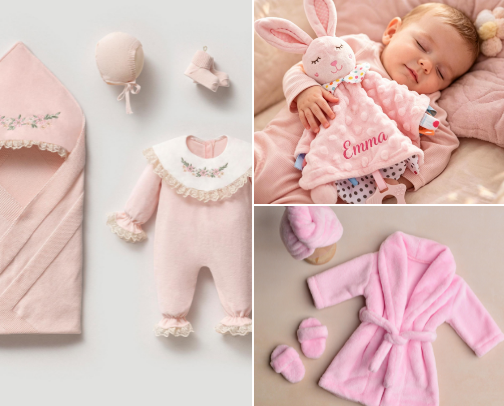 Everything You Need for a Baby Girl cover photo collage