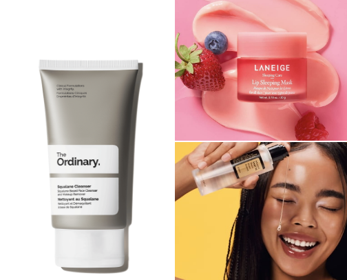 Glow & Calm & K-Beauty - Skincare for  Combination Skin cover photo collage