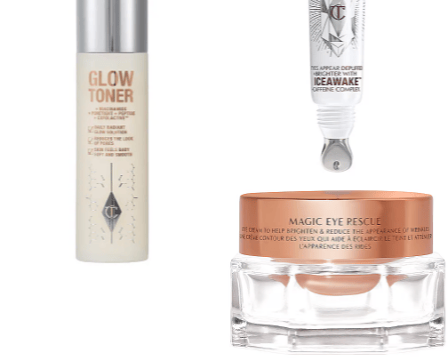 Skin care products for glowing skin ✨ cover photo collage