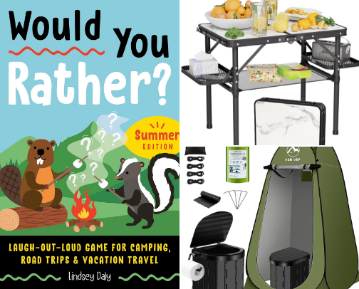 Solo mom camping finds! cover photo collage