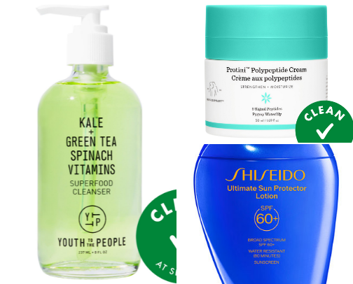 Skincare for glowy skin 🧴 cover photo collage
