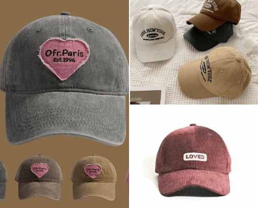 Stylish Caps cover photo collage