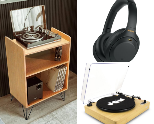 Music lover essentials 🎧 cover photo collage
