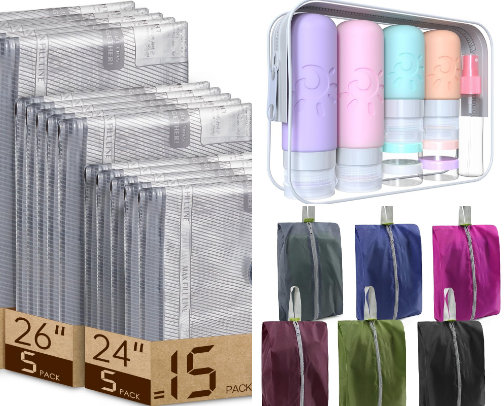 The Comfy Overpacker’s Travel Picks cover photo collage