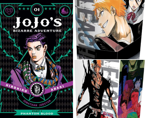Anime/Manga recs cover photo collage