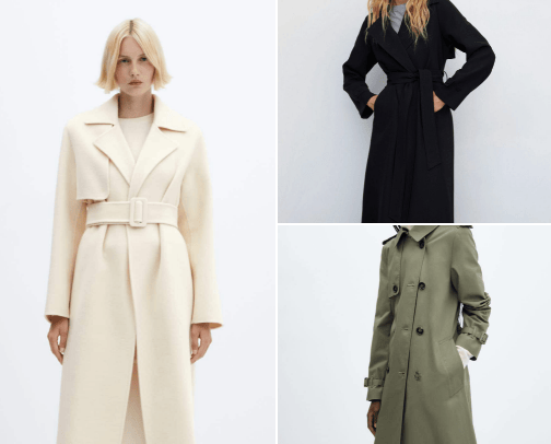 Best coats from Mango! cover photo collage